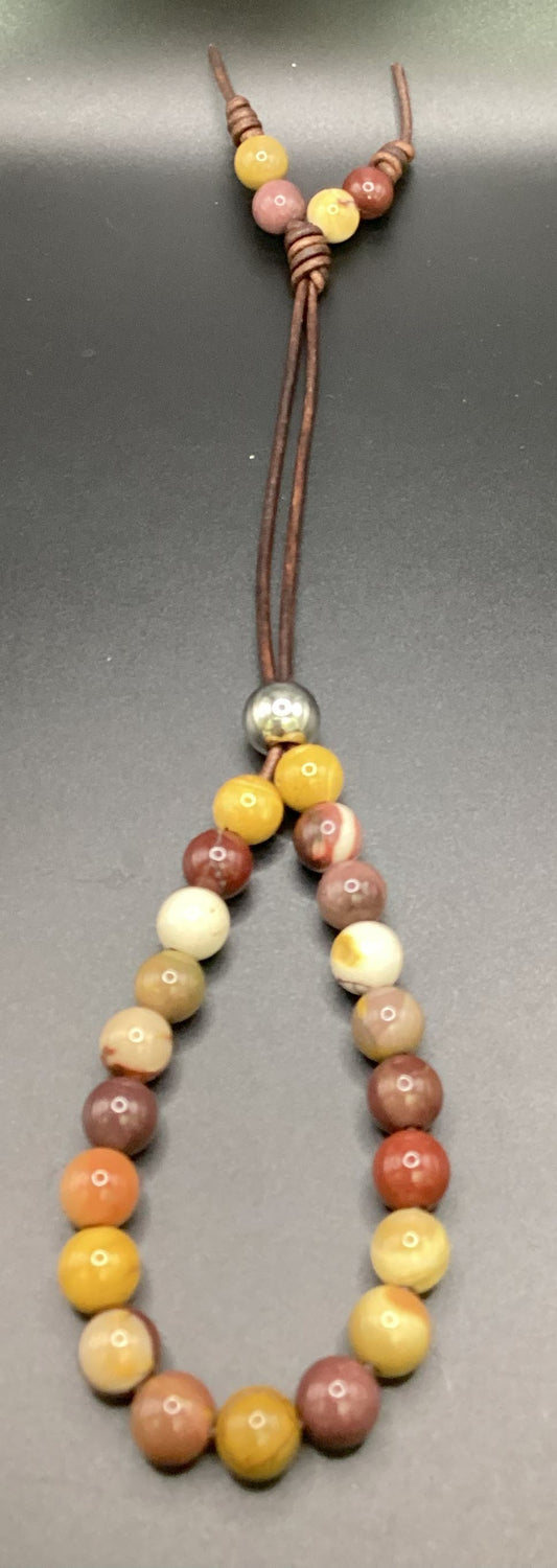 Australian Mookaite Jasper Komboloi - Greek Worry Beads