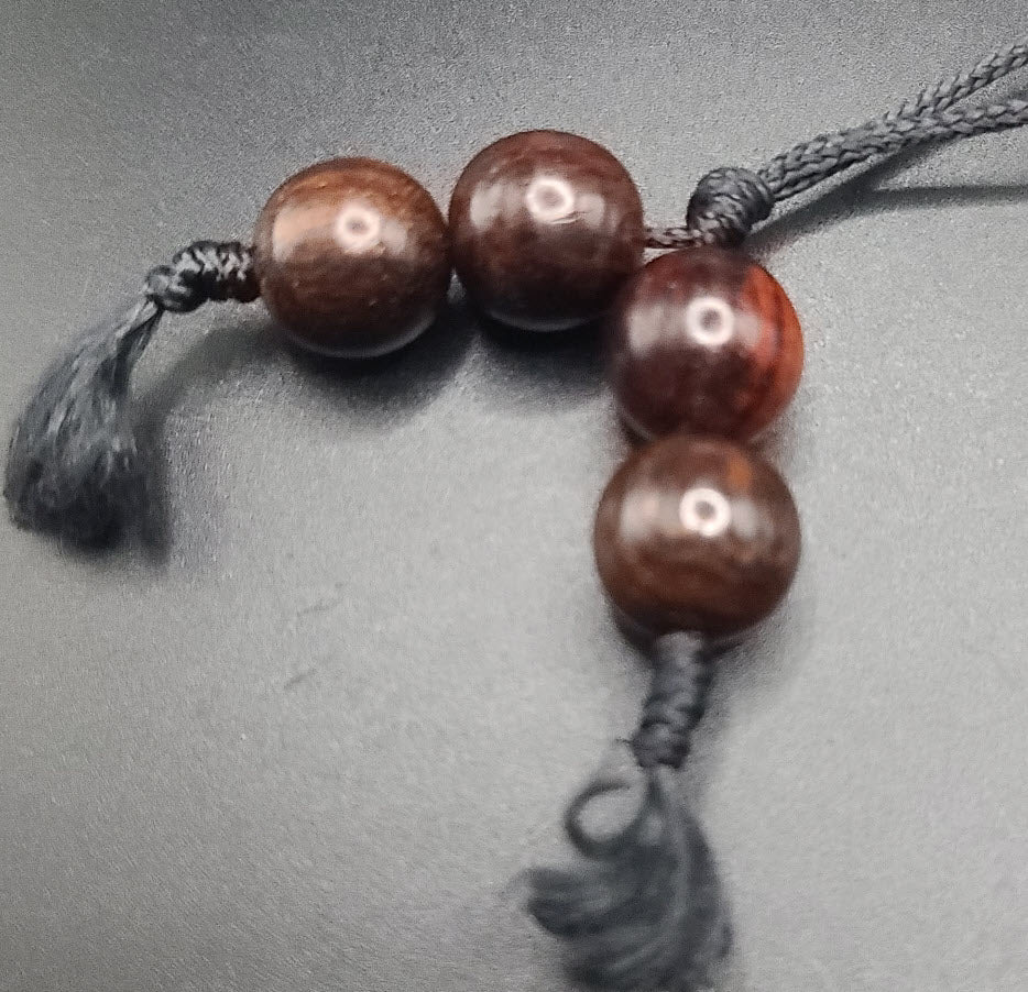 Rosewood Komboloi - Greek Worry Beads
