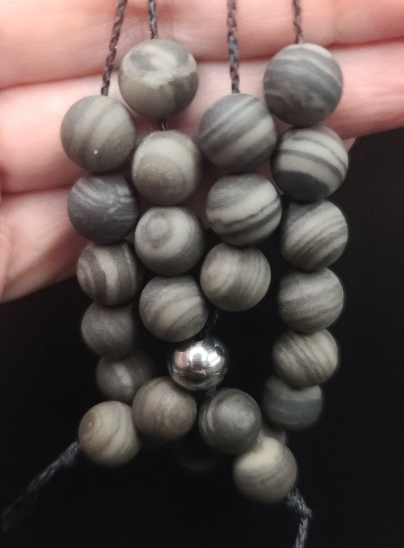 Cappuccino Jasper Komboloi - Greek Worry Beads