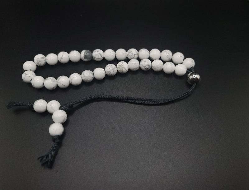 Howlite Heavy Use Komboloi - Greek Worry Beads