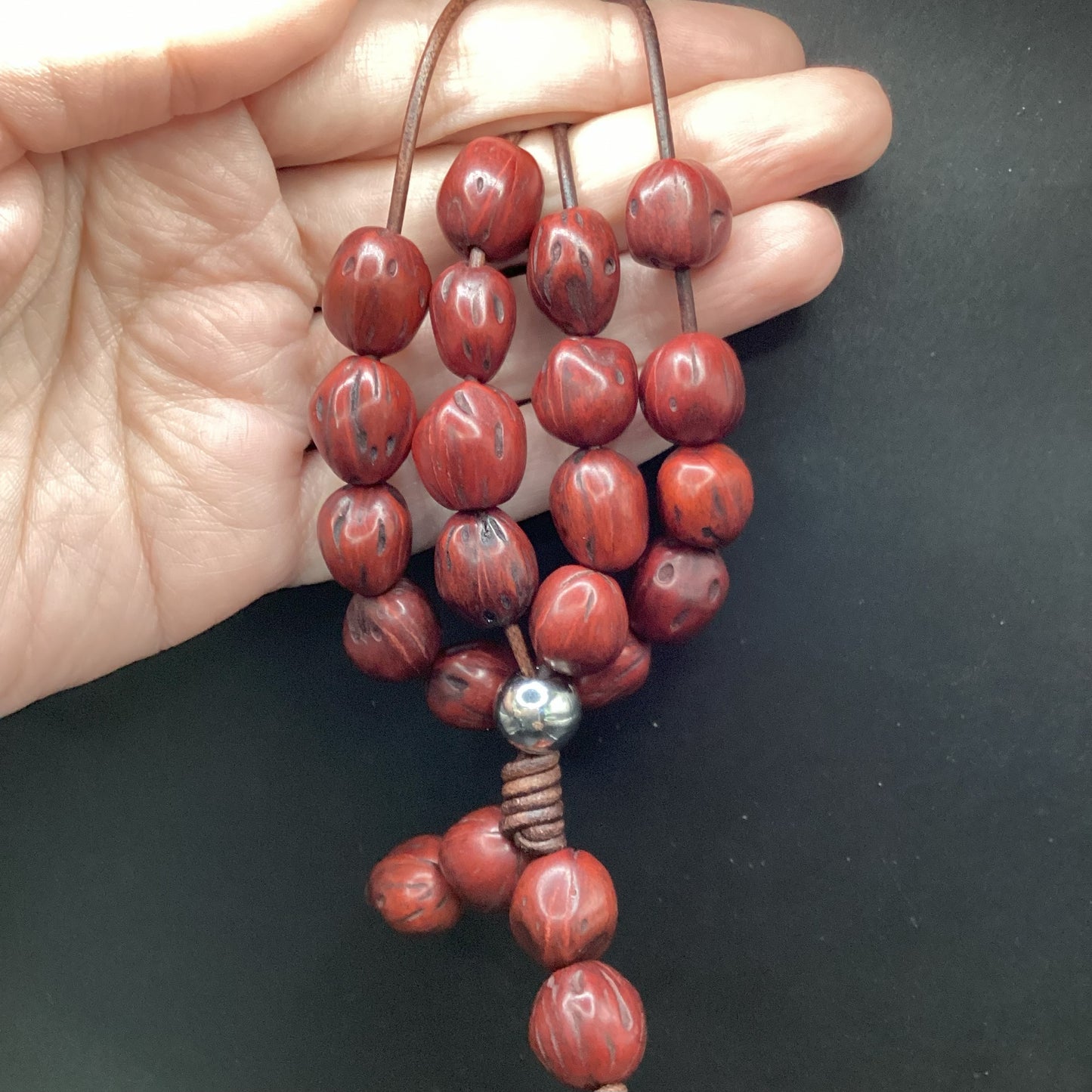 Aromatic Nutmeg Seed Komboloi- Greek Worry Beads