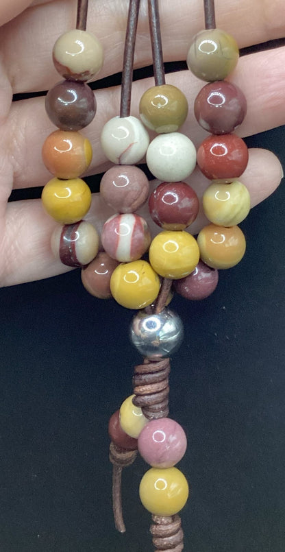 Australian Mookaite Jasper Komboloi - Greek Worry Beads