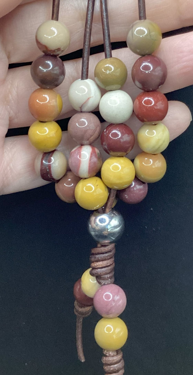 Australian Mookaite Jasper Komboloi - Greek Worry Beads