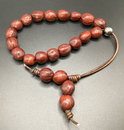 Aromatic Nutmeg Seed Komboloi- Greek Worry Beads
