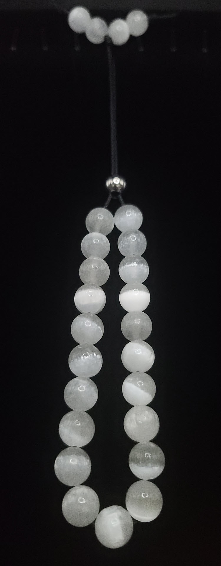 Selenite Komboloi - Greek Worry Beads