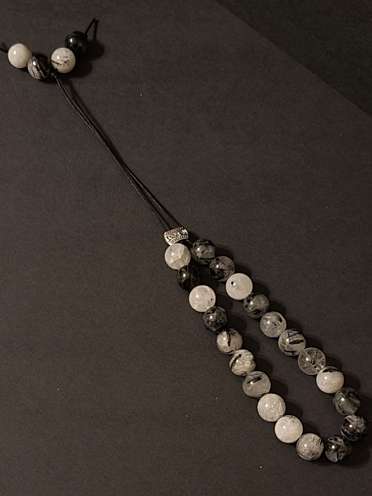 Tourmalinated Quartz Komboloi - Greek Worry Beads
