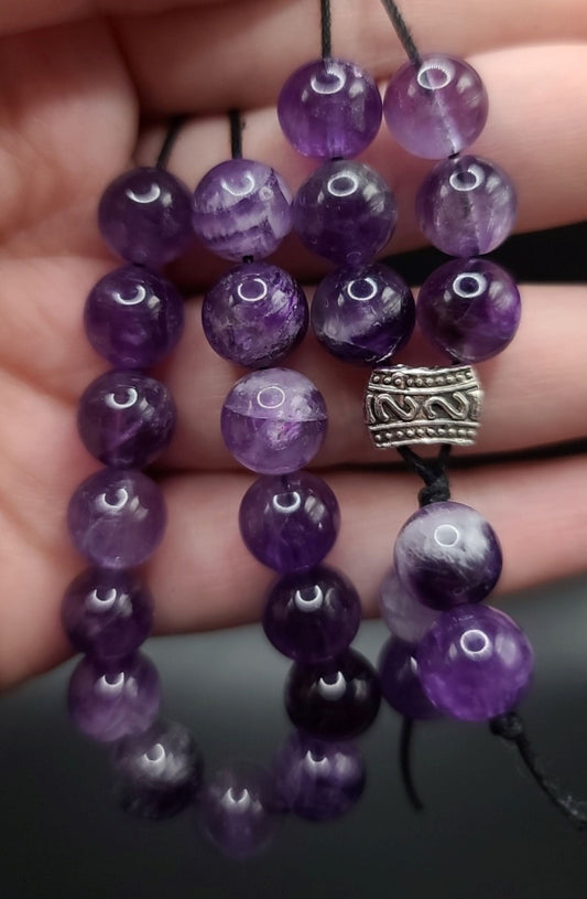 Amethyst Komboloi - Greek Worry Beads