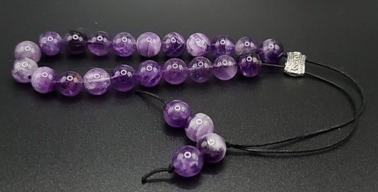Amethyst Komboloi - Greek Worry Beads