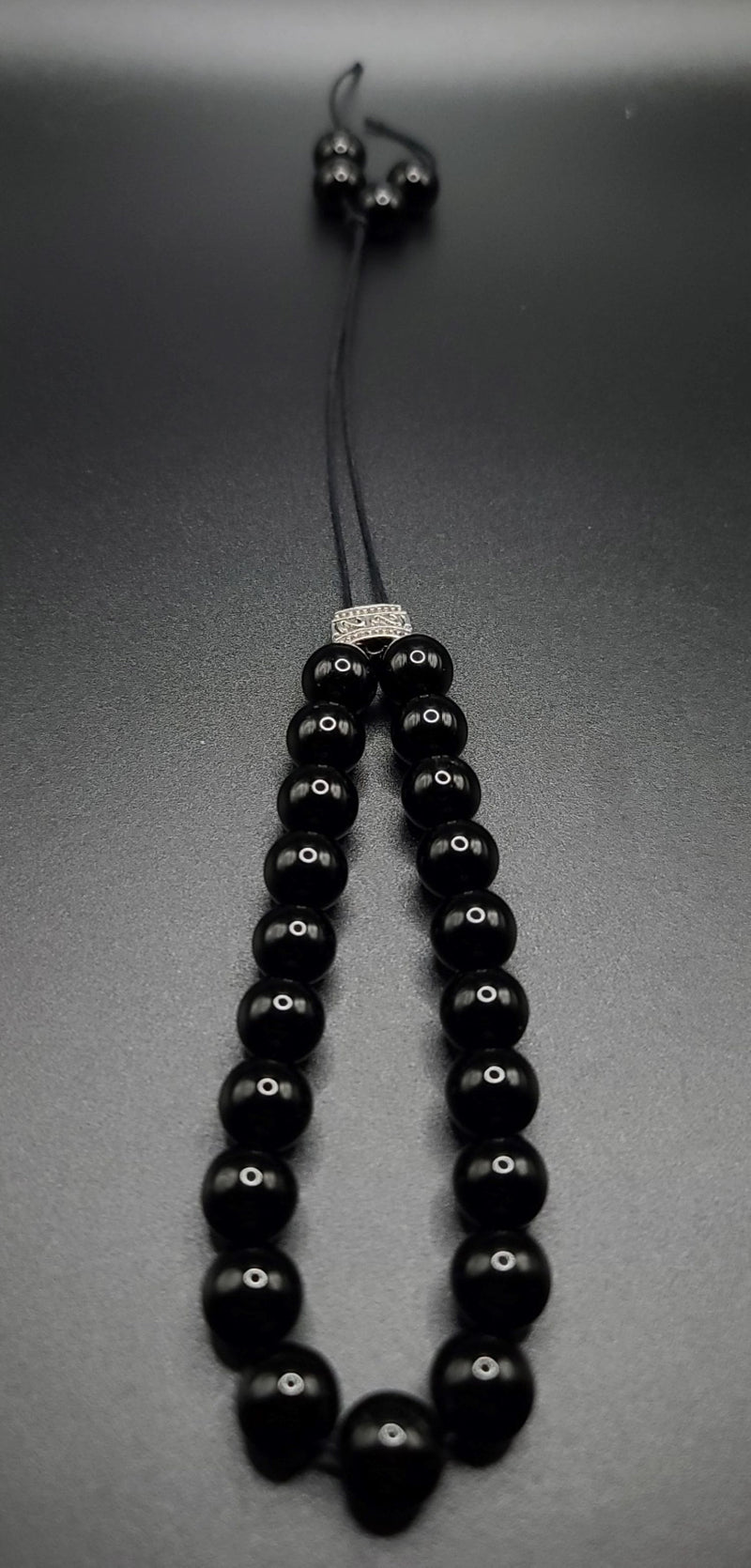 Black Obsidian Komboloi - Greek Worry Beads