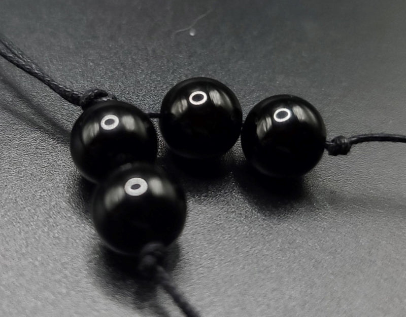 Black Obsidian Komboloi - Greek Worry Beads