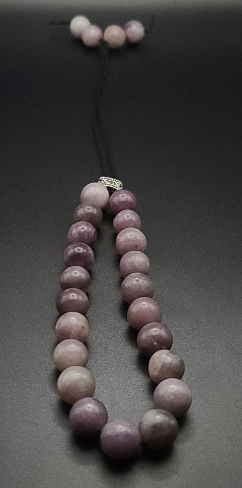 Lepidolite (Lilac Stone) Komboloi - Greek Worry Beads