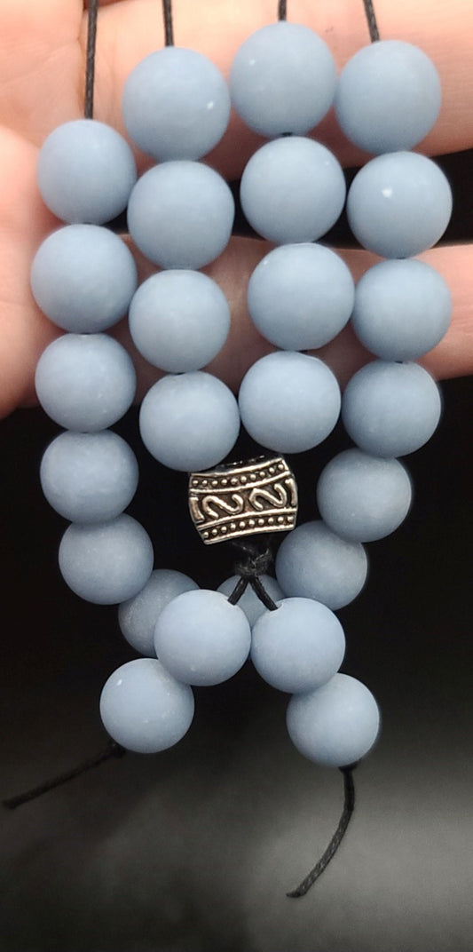 Angelite Komboloi - Greek Worry Beads