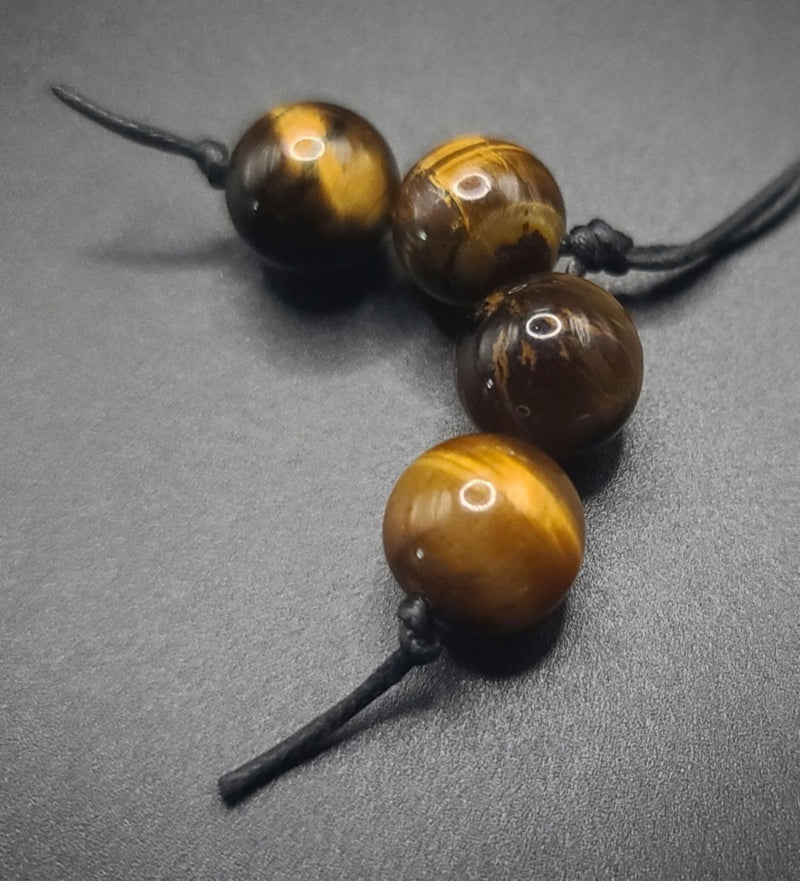 Large Stone (14MM) Tiger Eye Komboloi - Greek Worry Beads