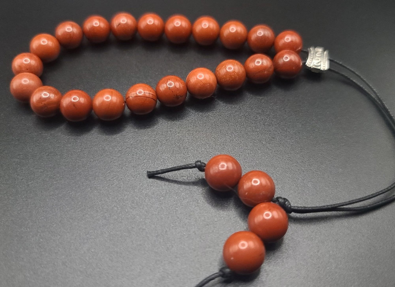 Red Jasper Komboloi - Greek Worry Beads