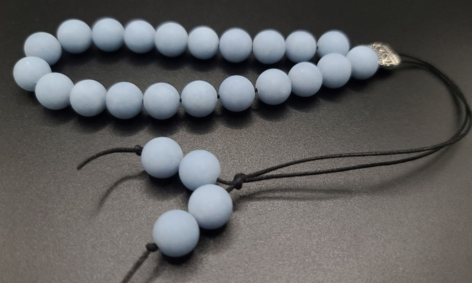 Angelite Komboloi - Greek Worry Beads