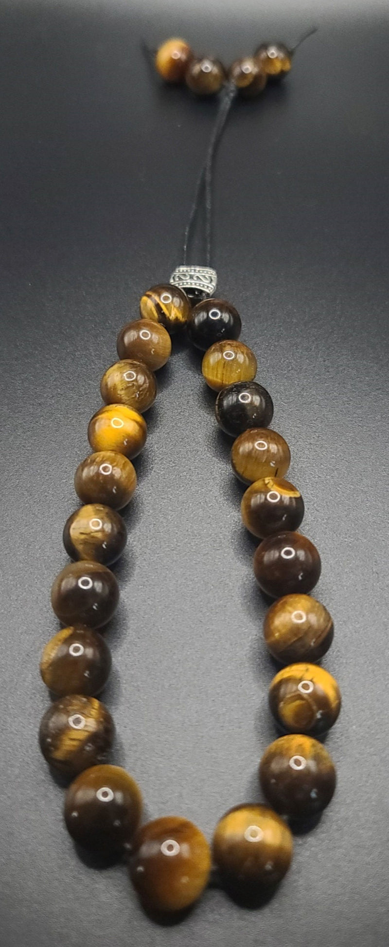 Large Stone (14MM) Tiger Eye Komboloi - Greek Worry Beads