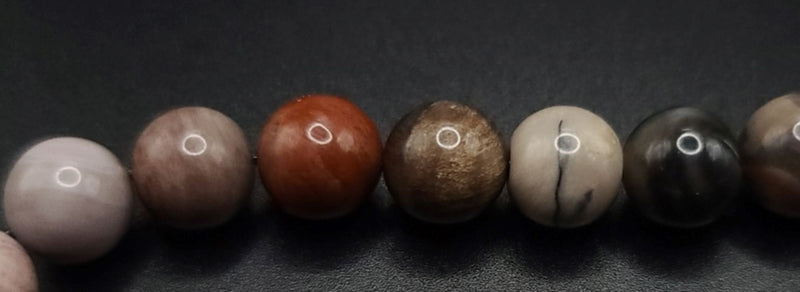 Petrified Wood Komboloi - Greek Worry Beads