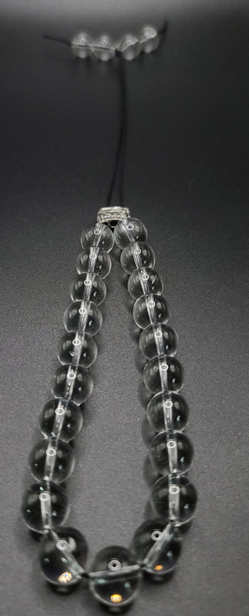 Clear Quartz Komboloi - Greek Worry Beads