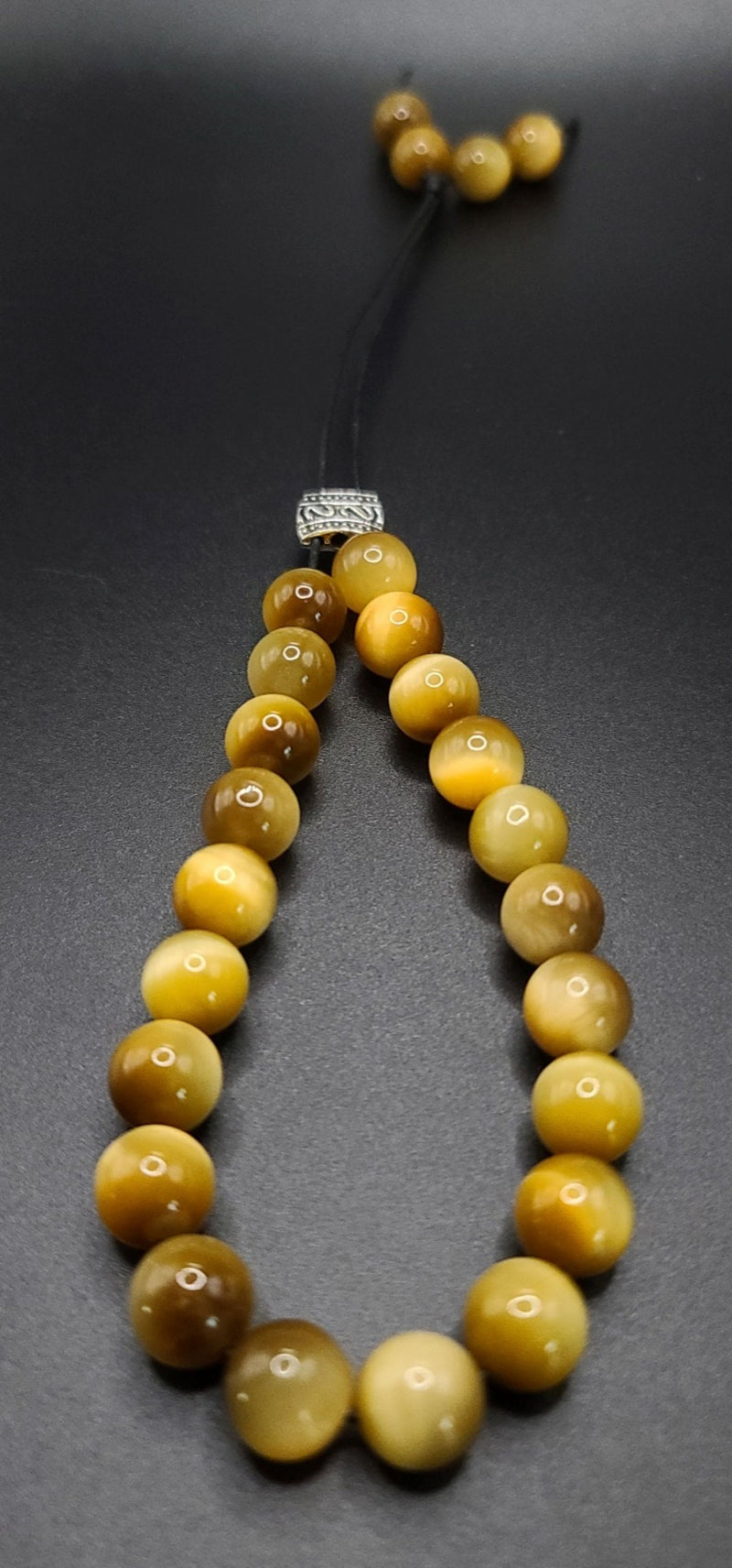 Honey Tiger Eye Komboloi - Greek Worry Beads