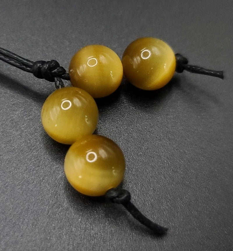 Honey Tiger Eye Komboloi - Greek Worry Beads