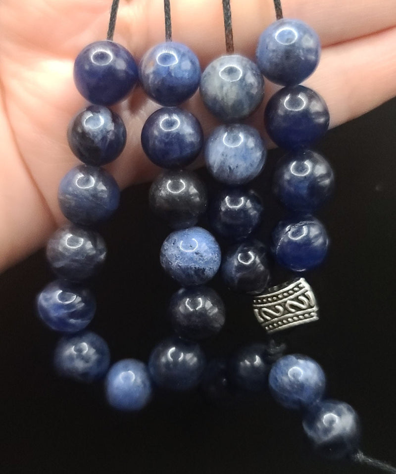 Sodalite Komboloi - Greek Worry Beads