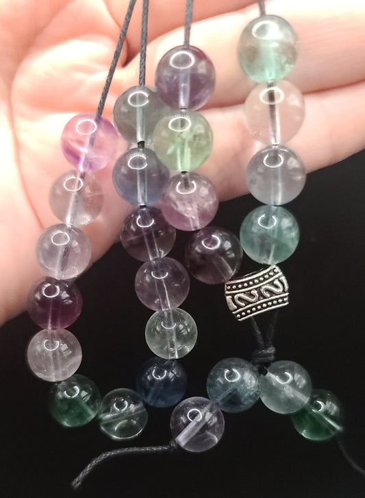 Fluorite Komboloi - Greek Worry Beads