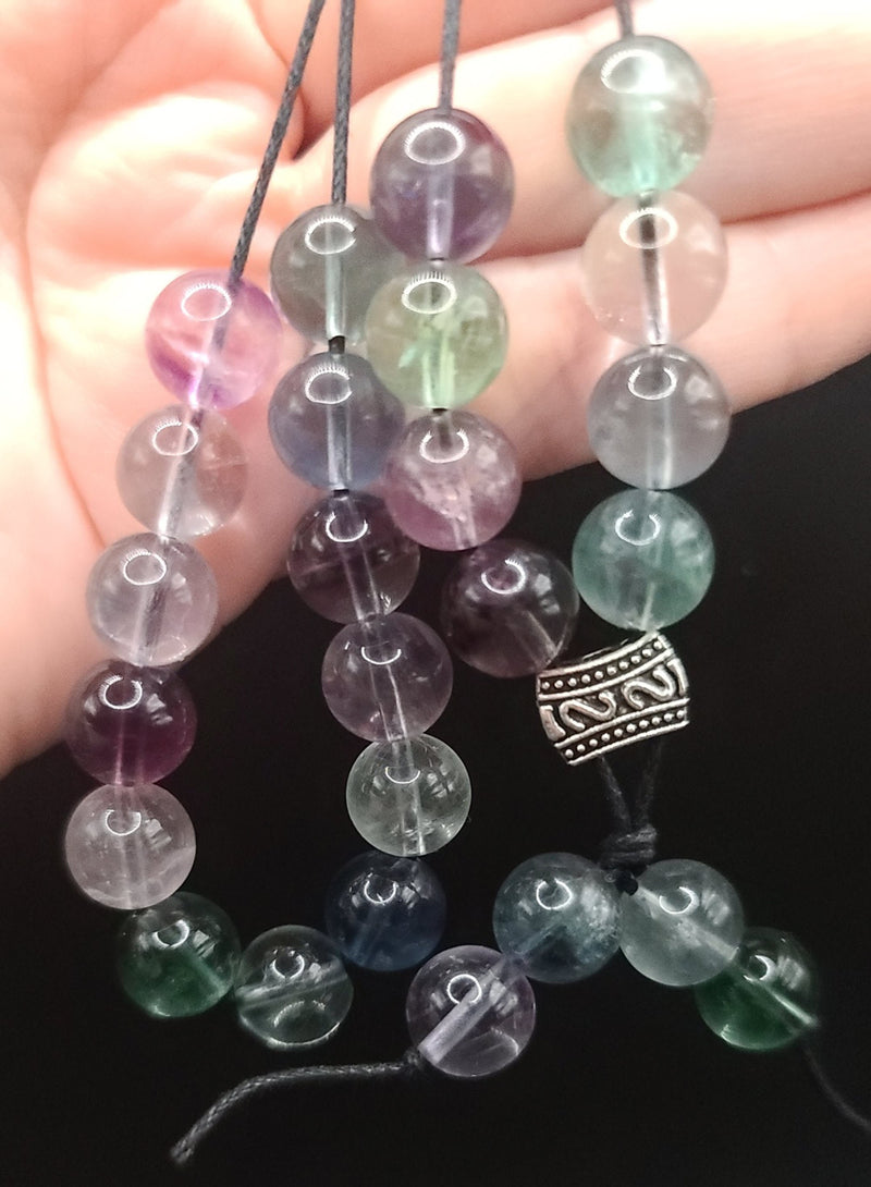 Fluorite Komboloi - Greek Worry Beads