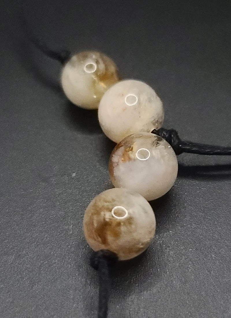 Cloudy Citrine Komboloi - Greek Worry Beads