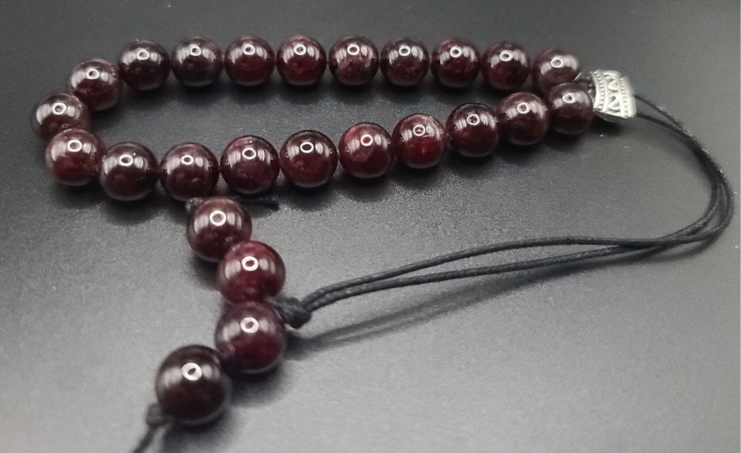 Red Garnet Komboloi - Greek Worry Beads