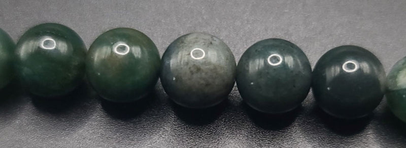 Moss Agate Komboloi - Greek Worry Beads