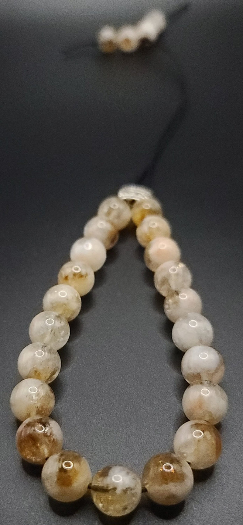 Cloudy Citrine Komboloi - Greek Worry Beads