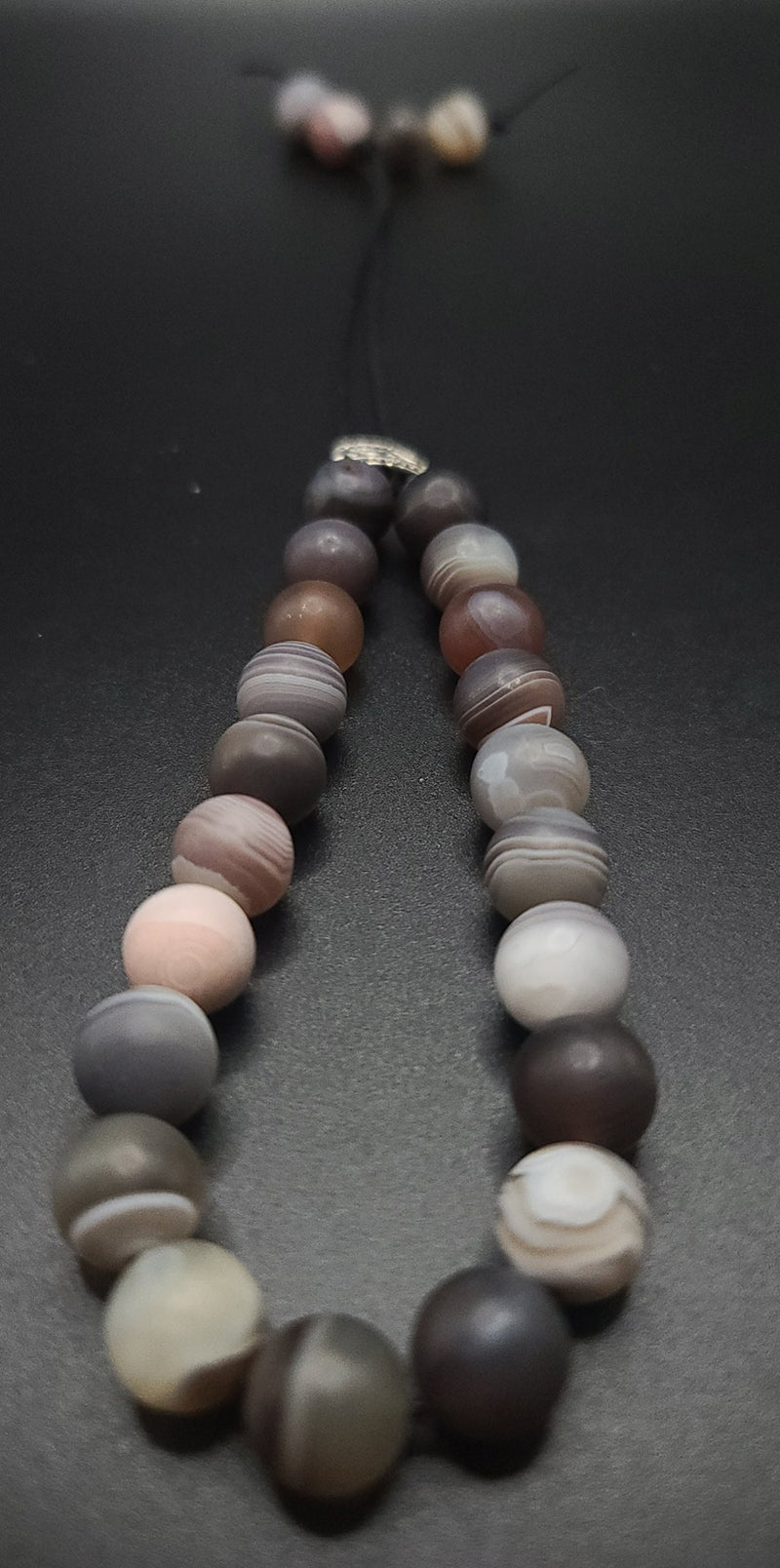 Botswana Agate Komboloi - Greek Worry Beads