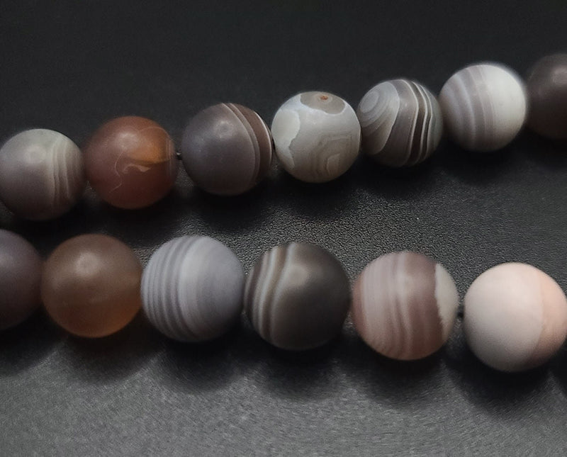 Botswana Agate Komboloi - Greek Worry Beads