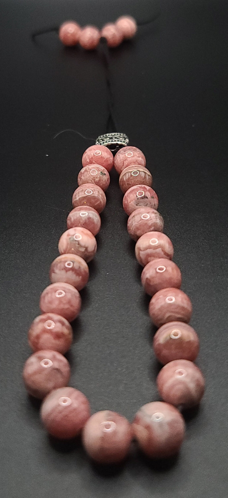 Rhodochrosite Komboloi - Greek Worry Beads