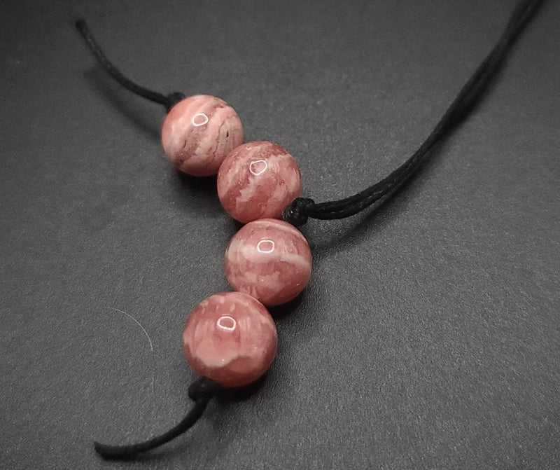 Rhodochrosite Komboloi - Greek Worry Beads