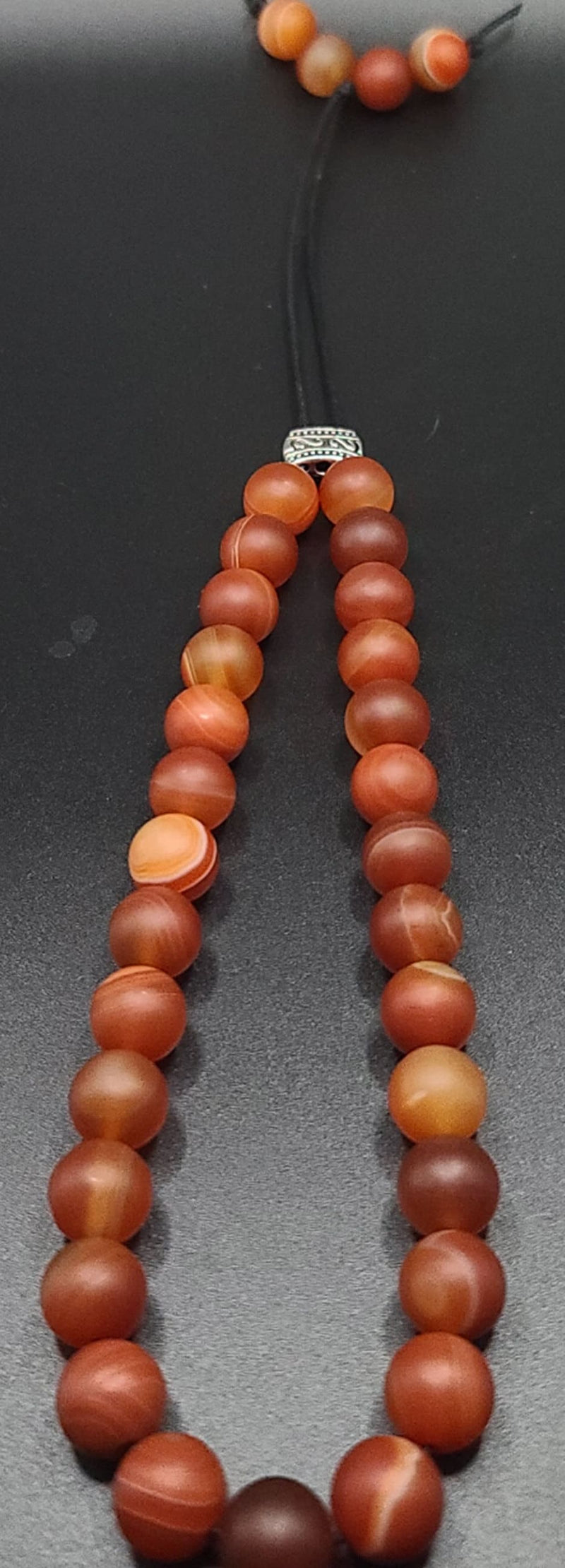 Red Sardonyx Komboloi - Greek Worry Beads