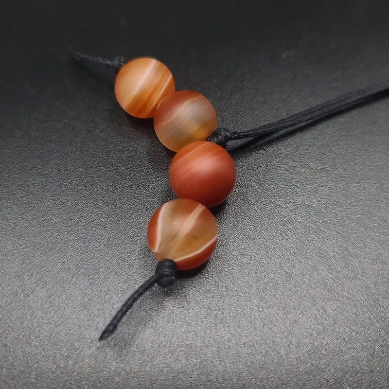 Red Sardonyx Komboloi - Greek Worry Beads