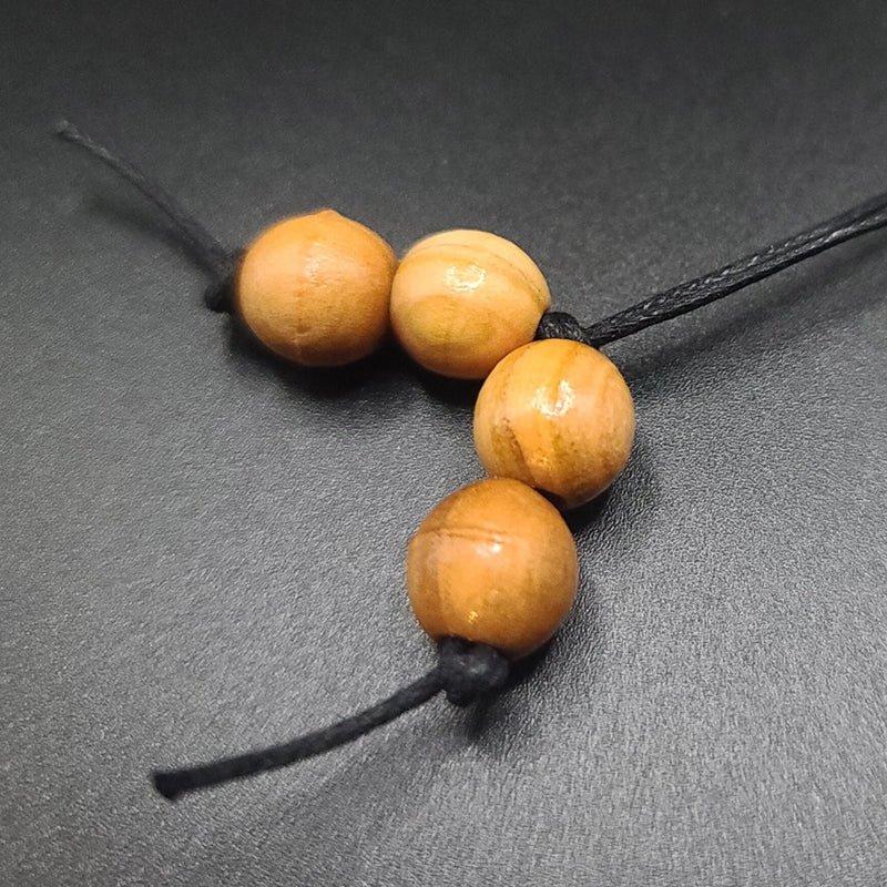 Dark Color Olive Wood Komboloi - Greek Worry Beads