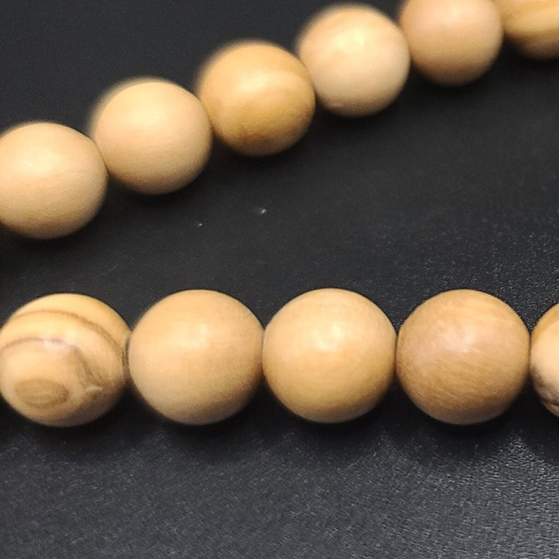 Light Color Olive Wood Komboloi - Greek Worry Beads