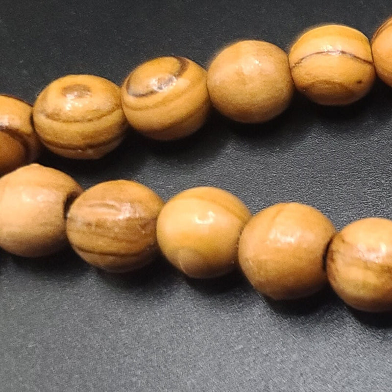 Dark Color Olive Wood Komboloi - Greek Worry Beads