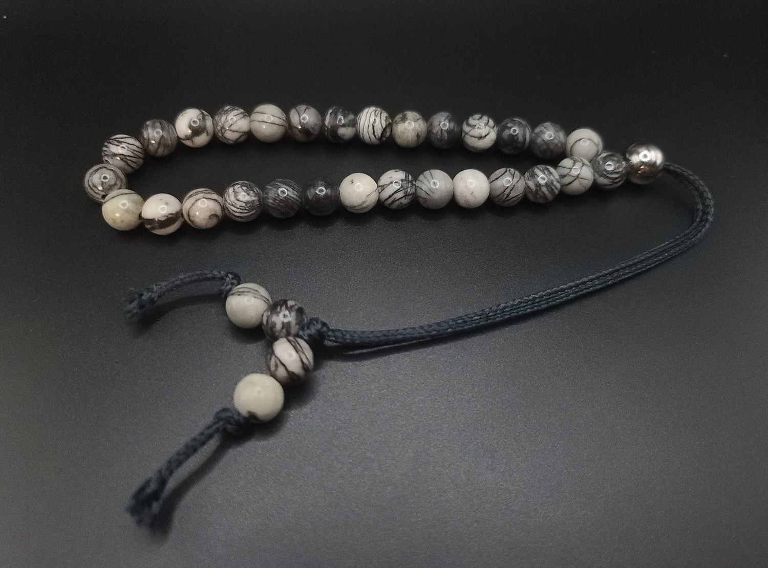 Picasso Jasper Heavy Use Komboloi - Greek Worry Beads