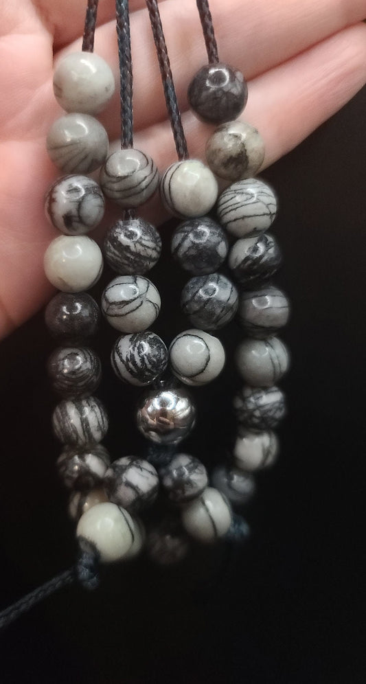 Picasso Jasper Heavy Use Komboloi - Greek Worry Beads