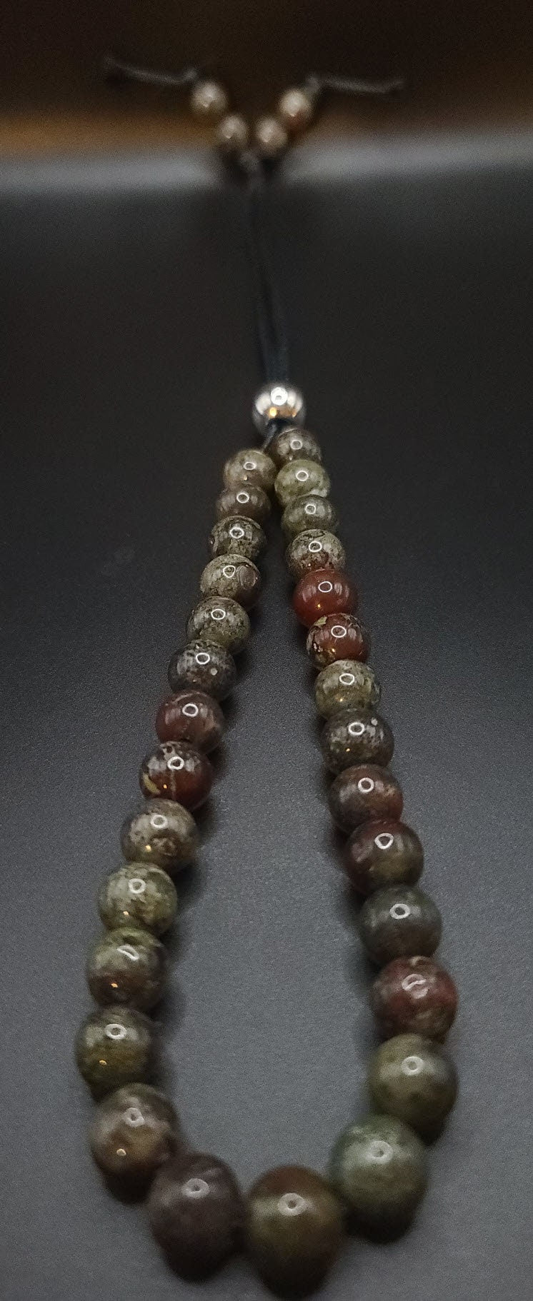 Dragons Blood Jasper Heavy Use Komboloi - Greek Worry Beads