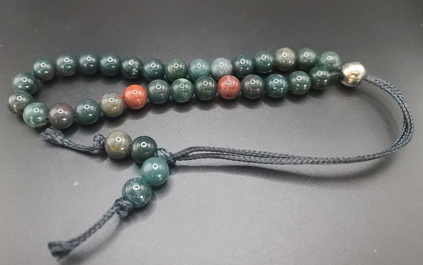 Bloodstone Heavy Use Komboloi - Greek Worry Beads