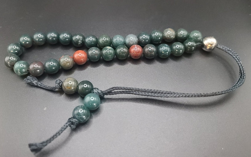 Bloodstone Heavy Use Komboloi - Greek Worry Beads