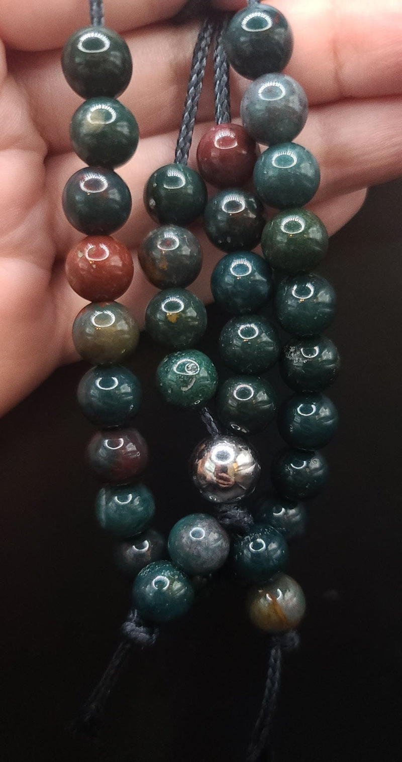 Bloodstone Heavy Use Komboloi - Greek Worry Beads