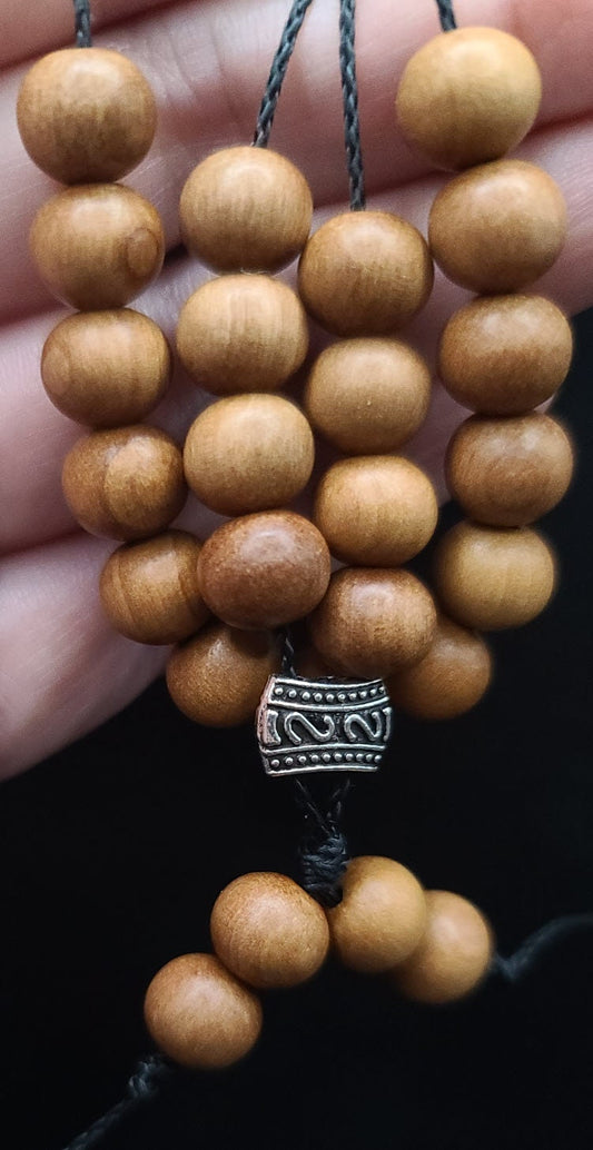 Sandalwood Komboloi - Greek Worry Beads