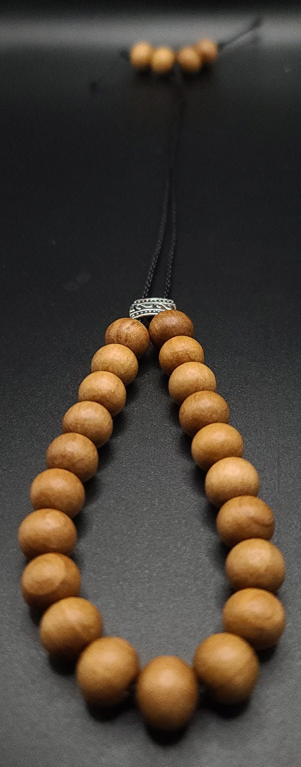 Sandalwood Komboloi - Greek Worry Beads