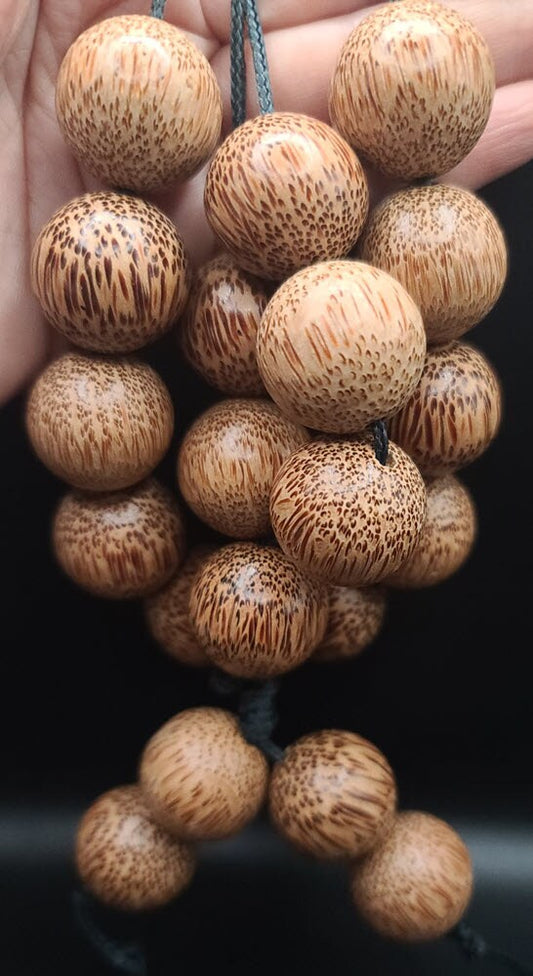 Large Palm Wood Komboloi - Greek Worry Beads