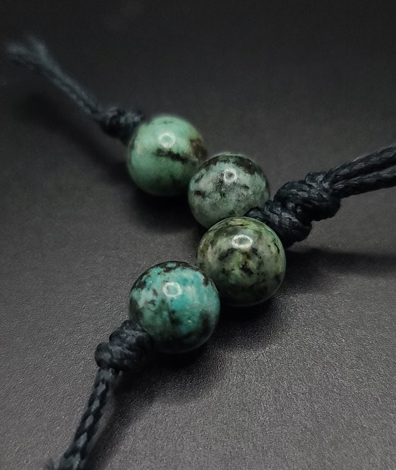 African Turquoise Jasper Heavy Use Komboloi - Greek Worry Beads